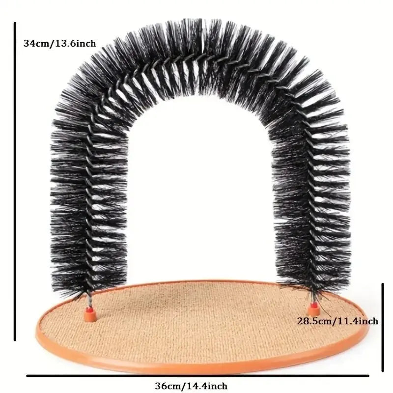 Jouet chat arc auto-grooming