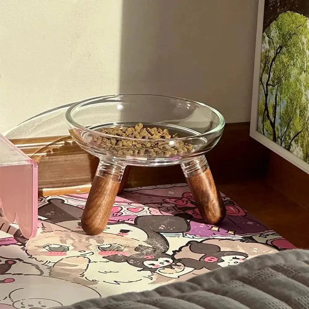 Gamelle en verre pour chat