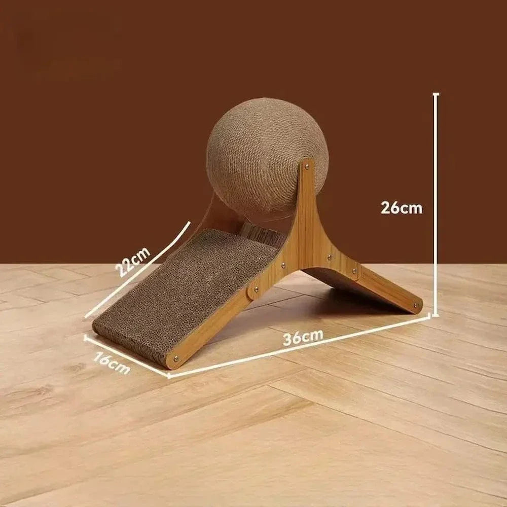 Planche à gratter avec boule