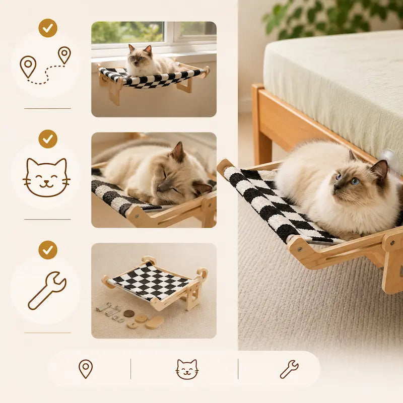 Hamac de lit pour chat