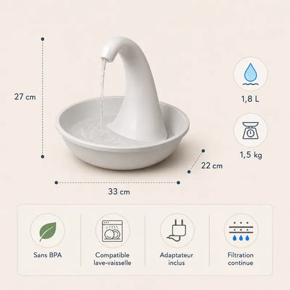 Fontaine automatique pour chat