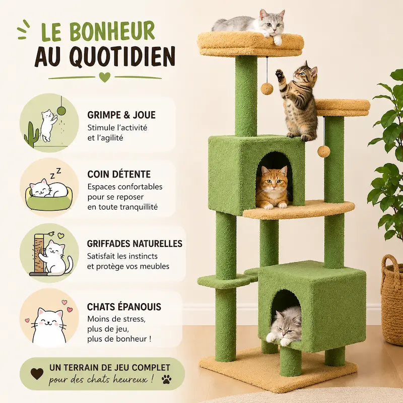 Arbre à chat 130 cm
