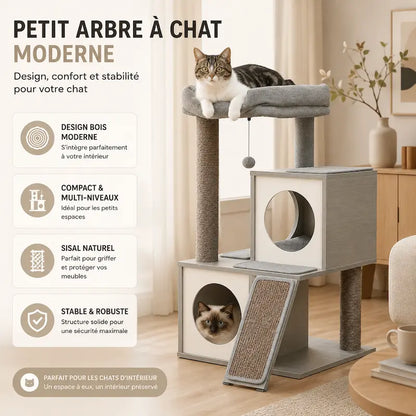 Petit arbre à chat moderne