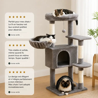 Arbre à chat avec jouet