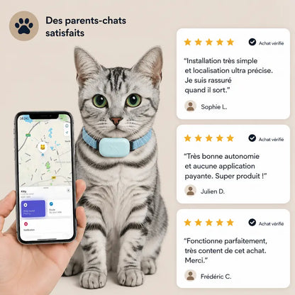 Collier de localisation pour chat