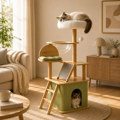 Arbre à chat 140 cm - Stable & design | Linéa