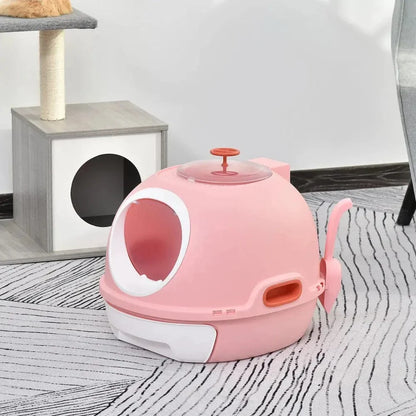 Maison de toilette chat avec tiroir