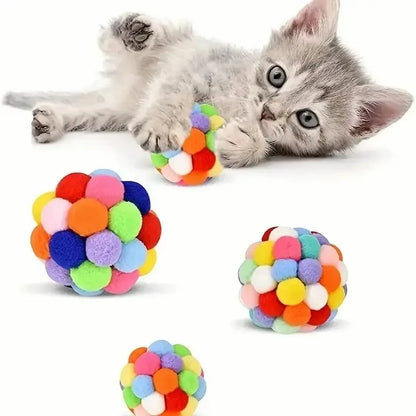 Balle pour chat colorée – Anti-ennui instantané | JoyCat