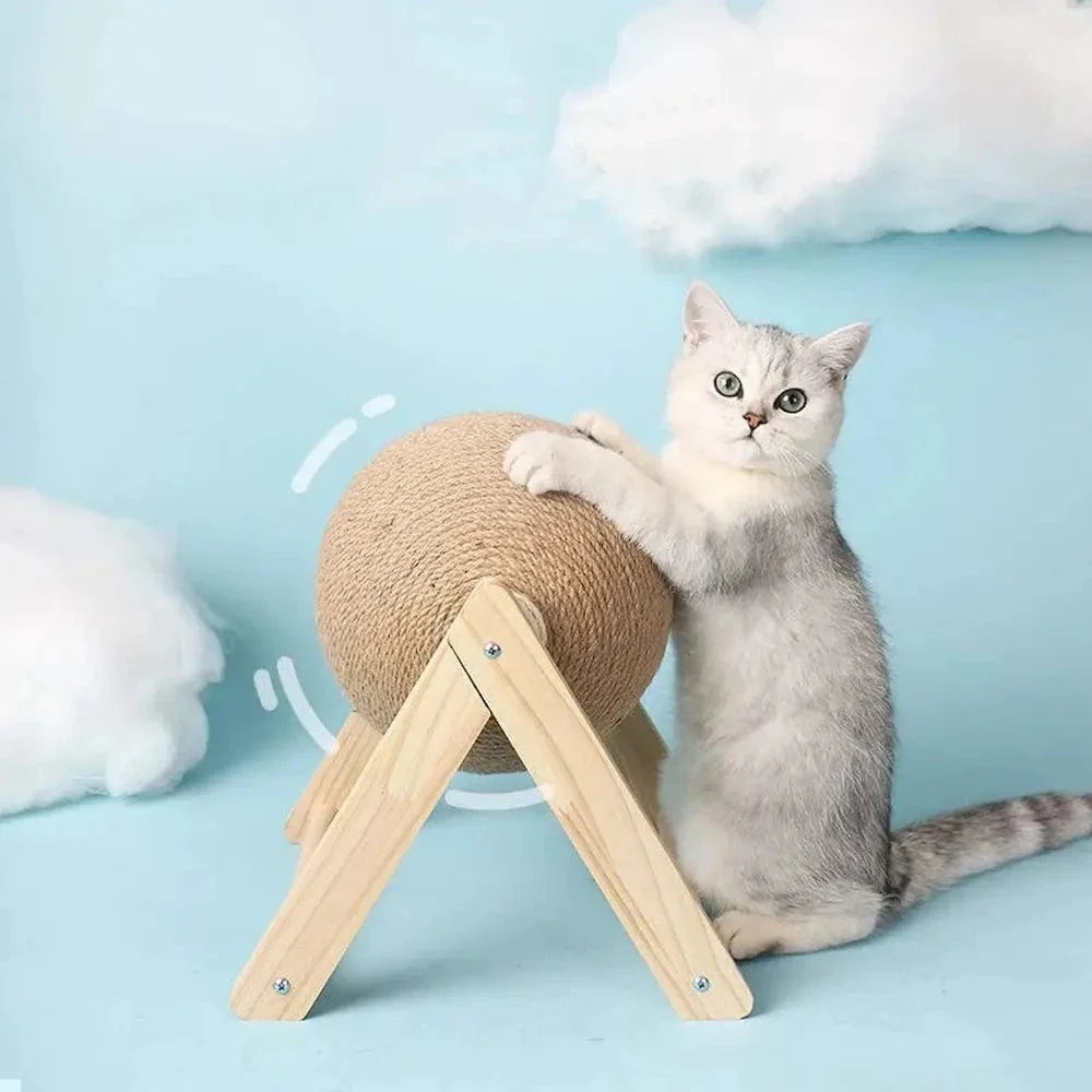 Boule griffoir chat