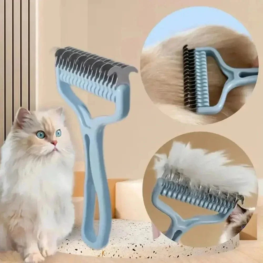 Brosse double face chat
