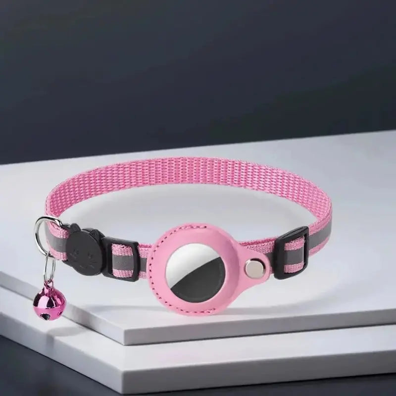 Collier chat AirTag