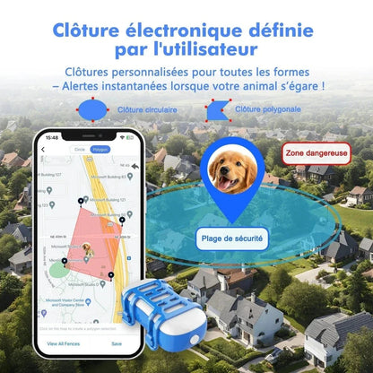 Collier GPS chat avec abonnement