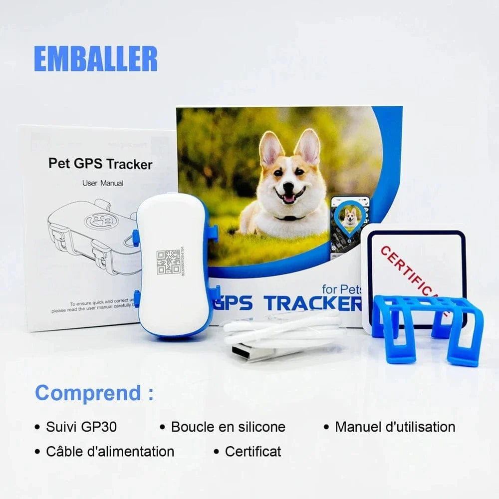 Collier GPS chat avec abonnement