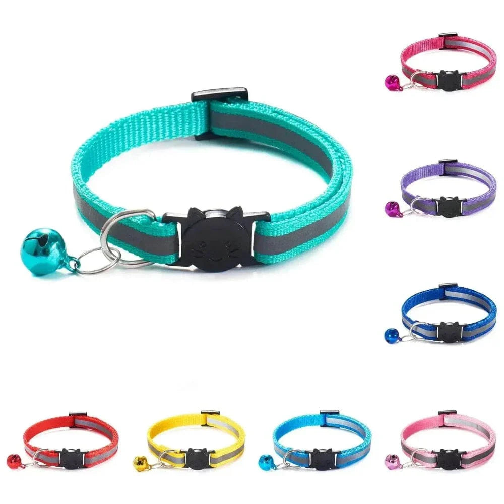 Collier clochette chat réfléchissant – Visibilité nuit | GlowBell