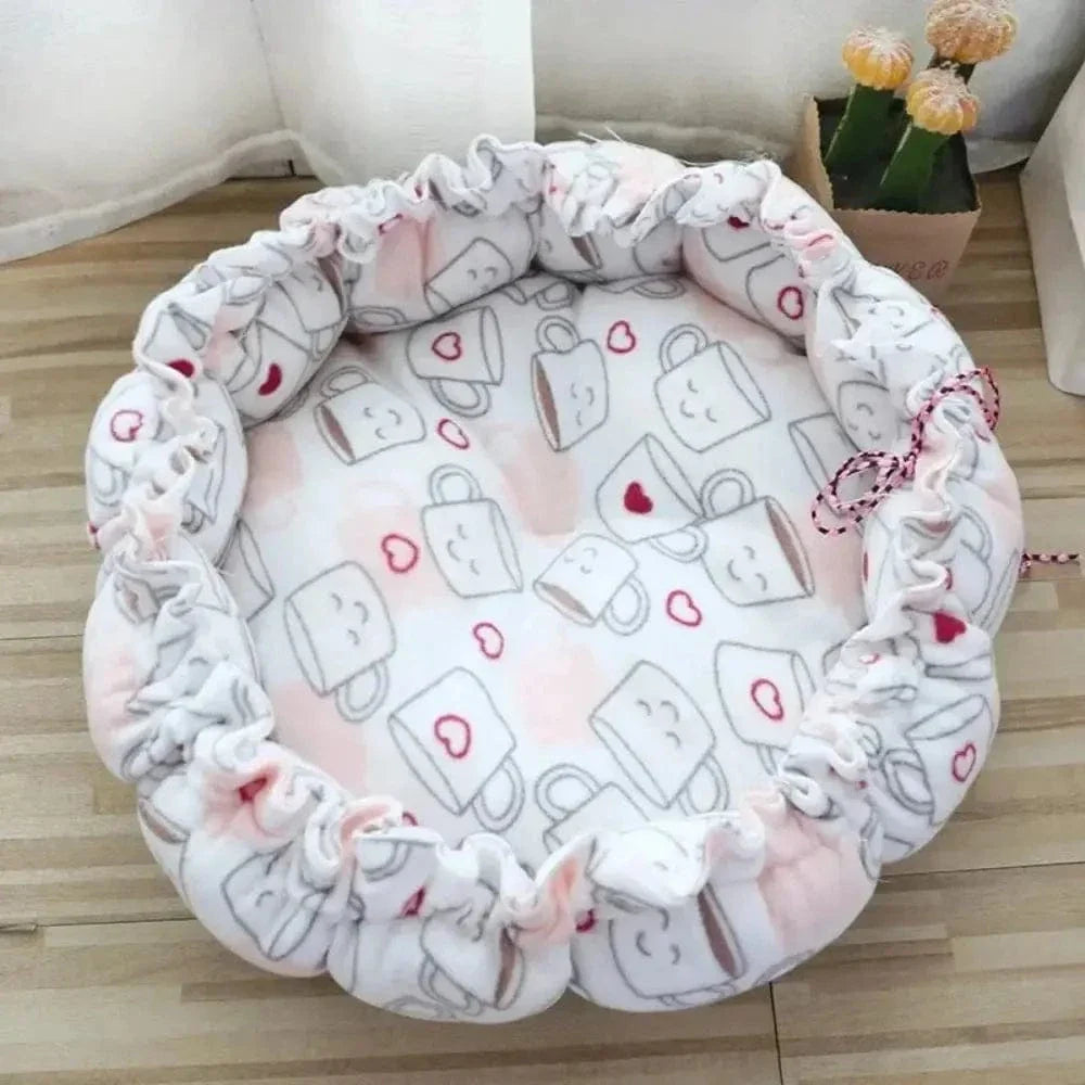 Coussin douillet pour chat