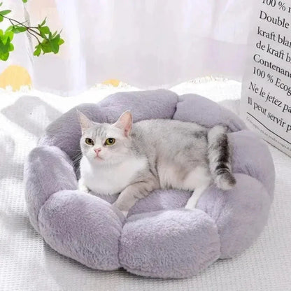 Panier chat forme fleur