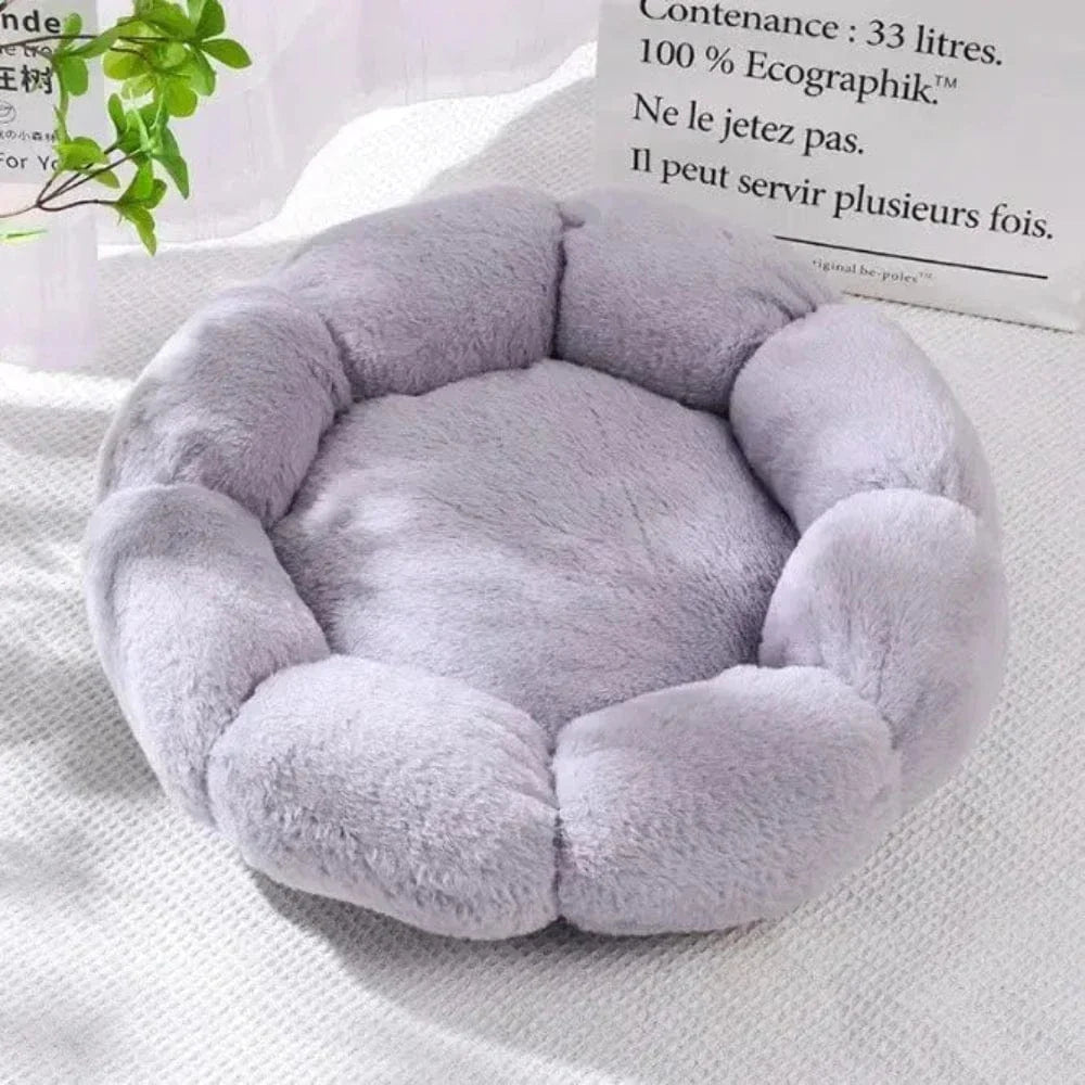 Panier chat forme fleur
