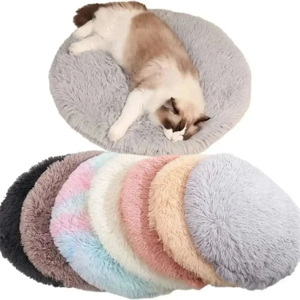 Coussin rond pour chat - Ultra doux & apaisant | DreamPaws