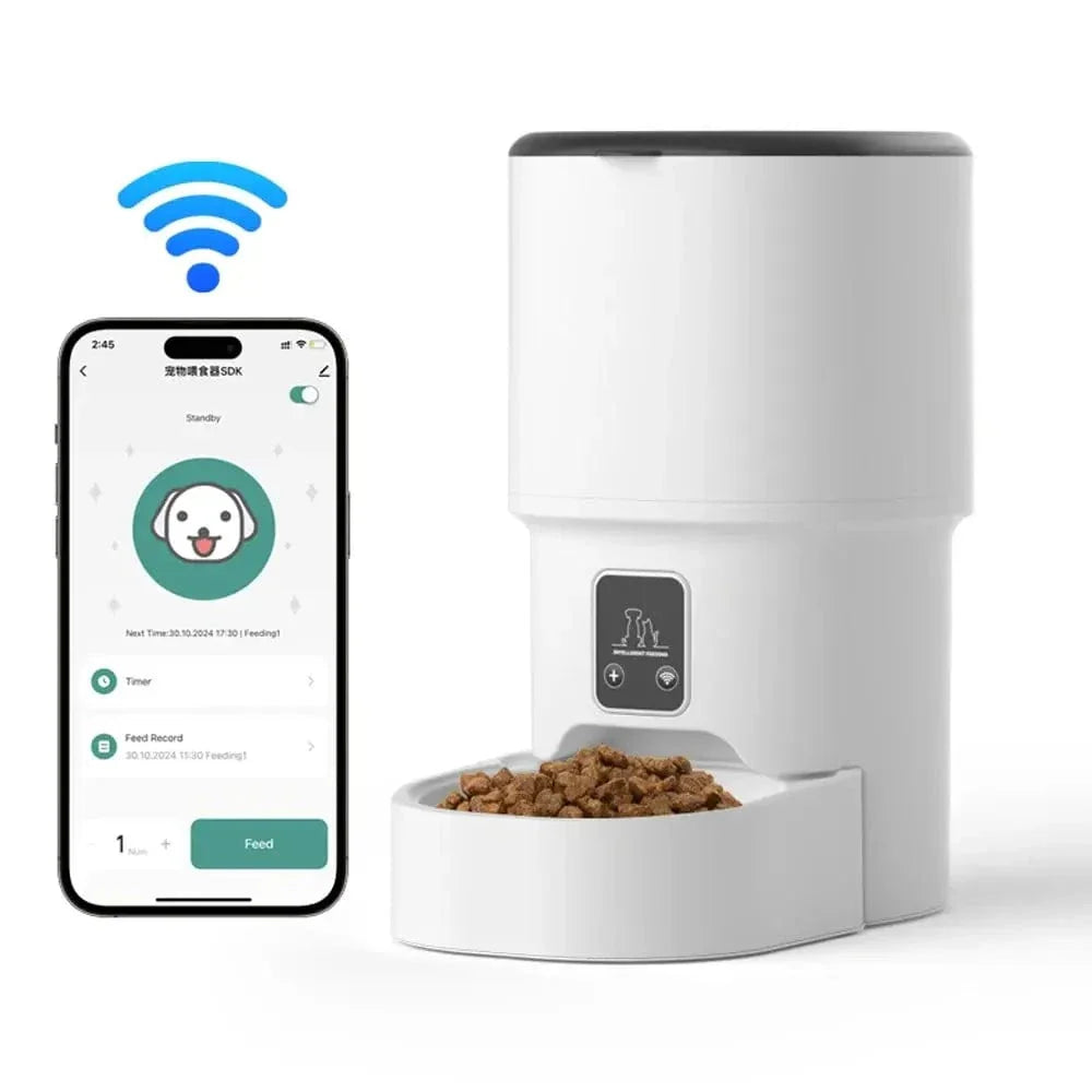 Distributeur croquettes intelligent chat