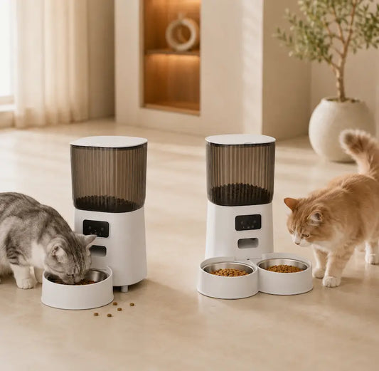 Distributeur de croquettes pour chat avec caméra | Petivue
