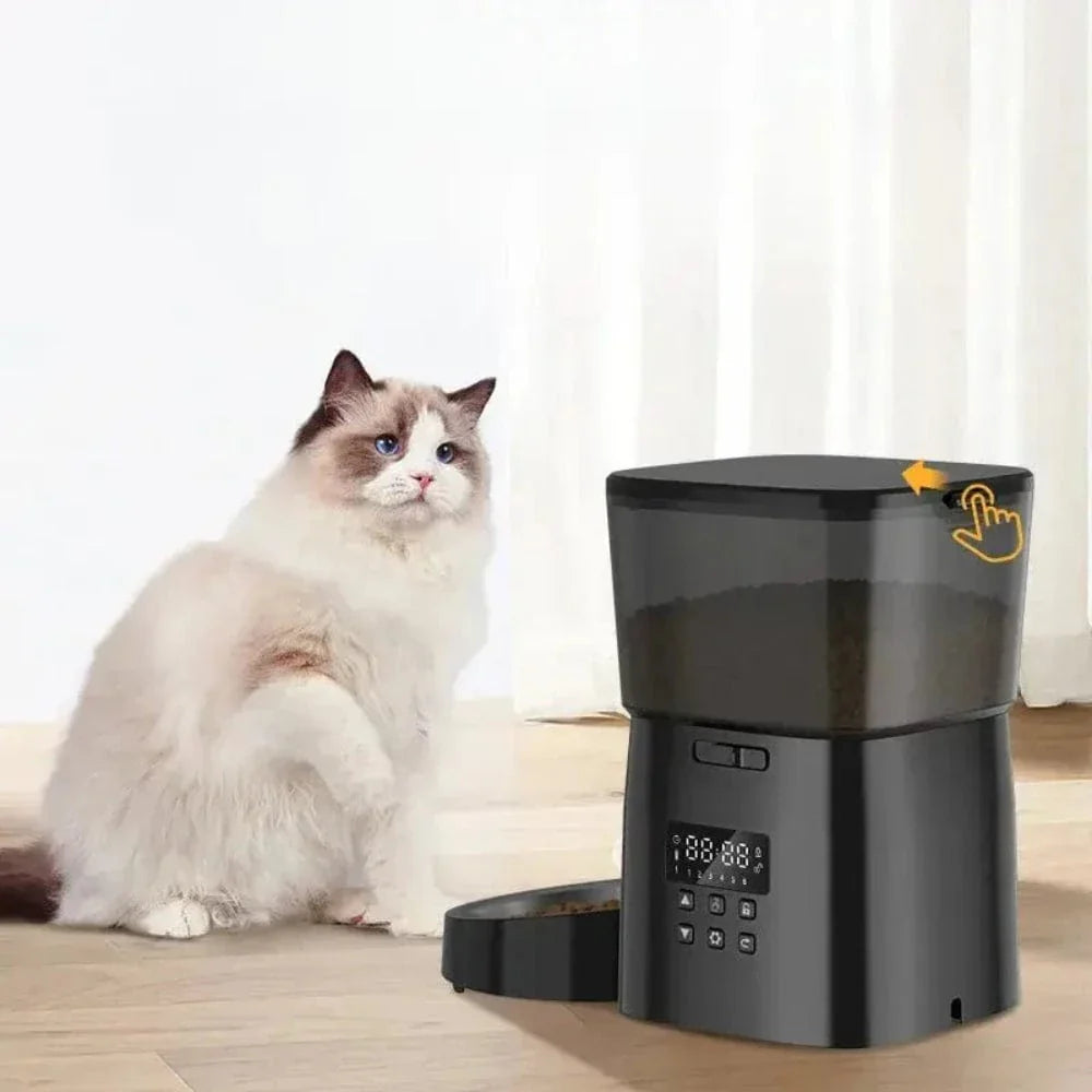 Distributeur croquettes chat connecté