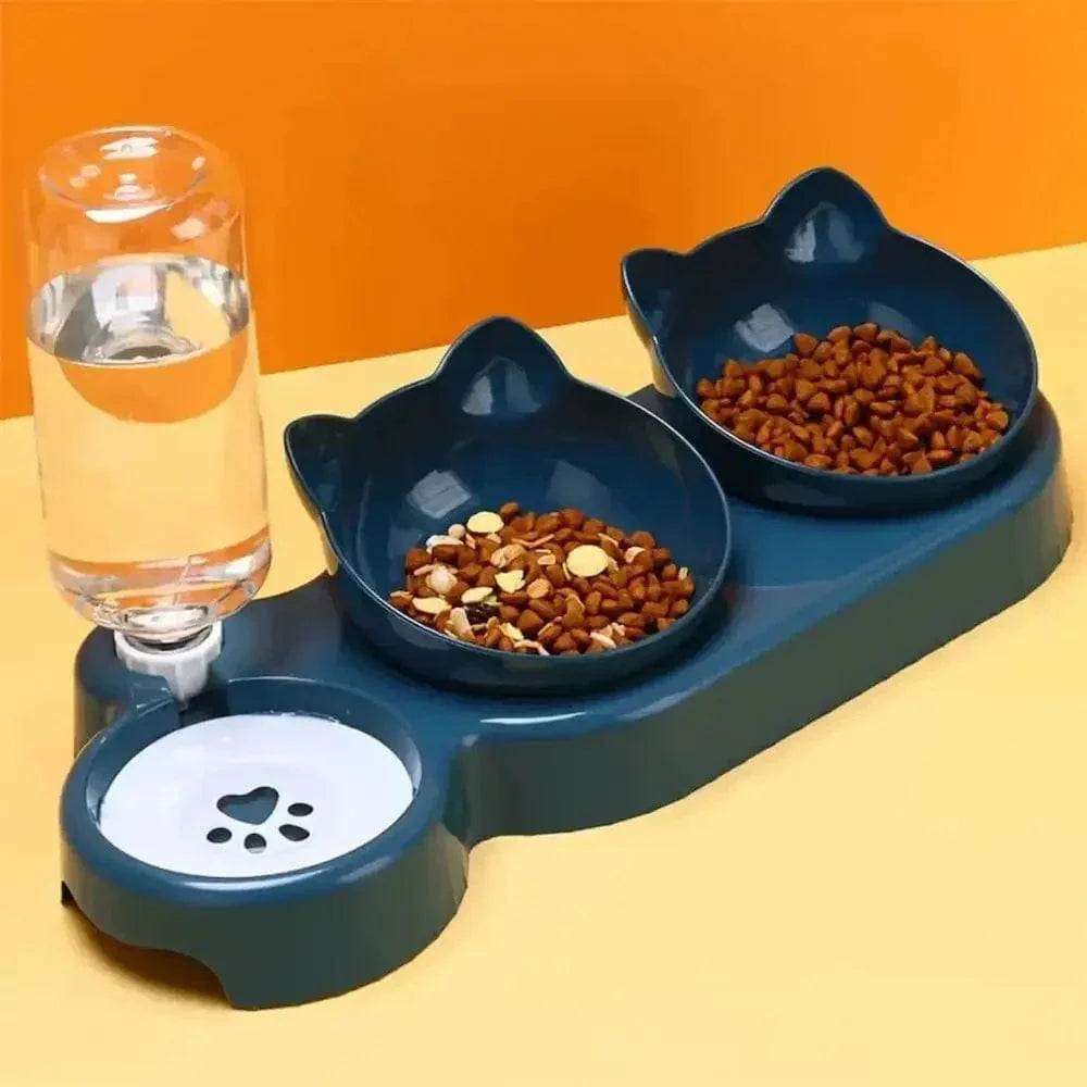 Gamelle double pour chat
