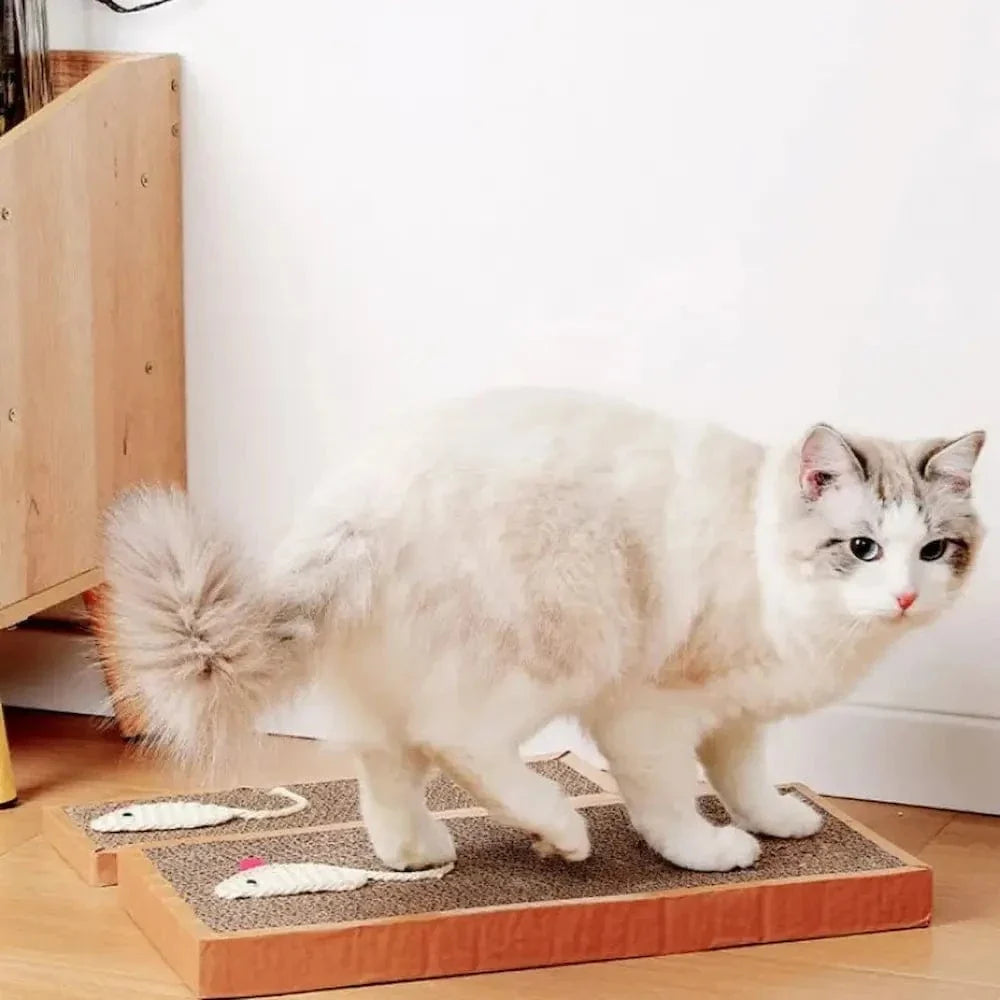 Griffoir chat forme souris