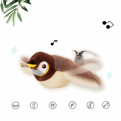 Oiseau volant pour chat