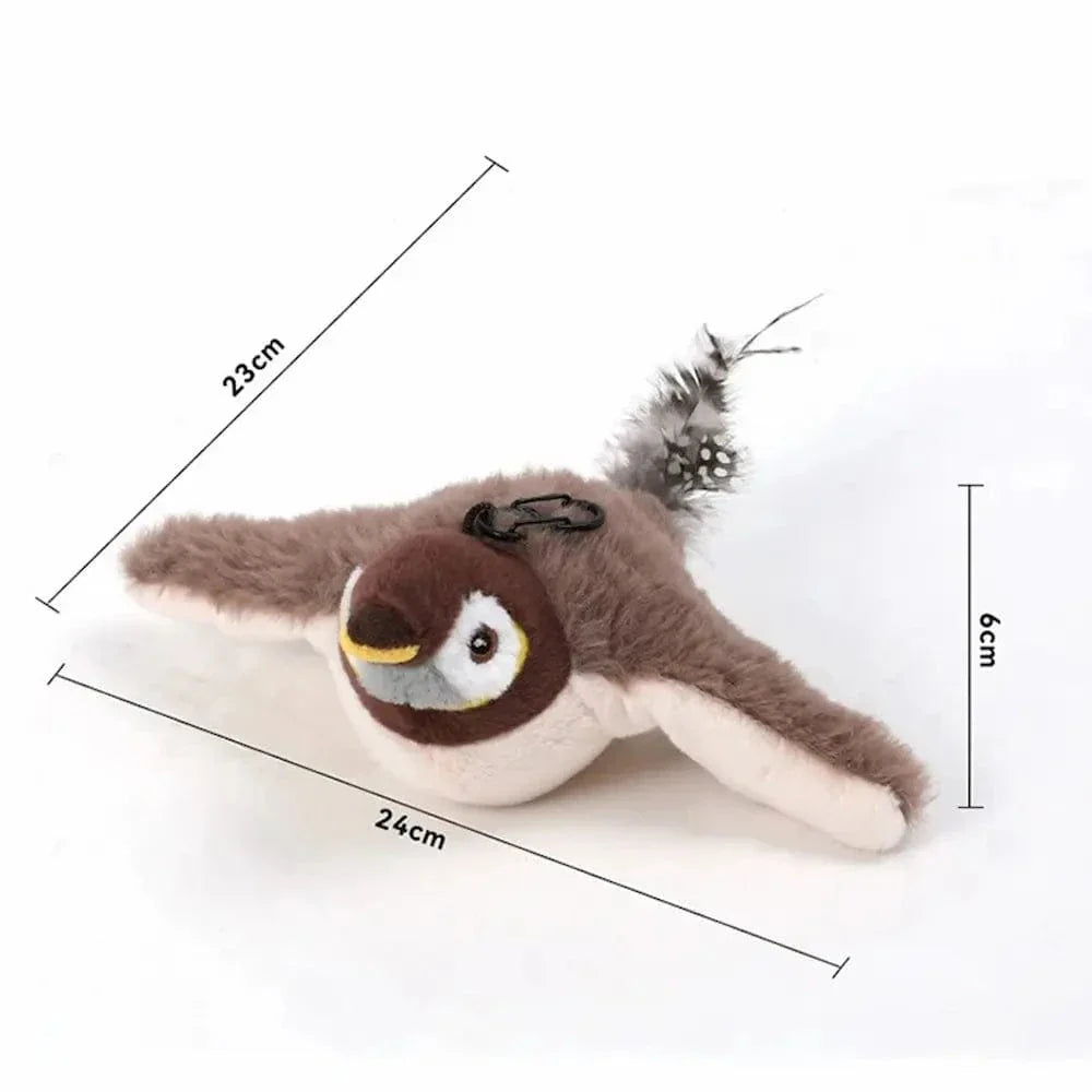 Oiseau volant pour chat