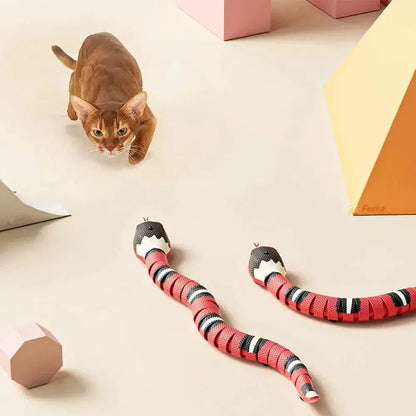 Jouet serpent pour chat