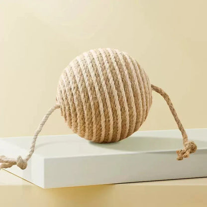Grande balle en sisal avec grelot