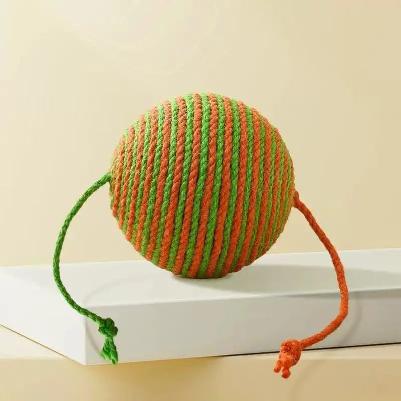 Grande balle en sisal avec grelot