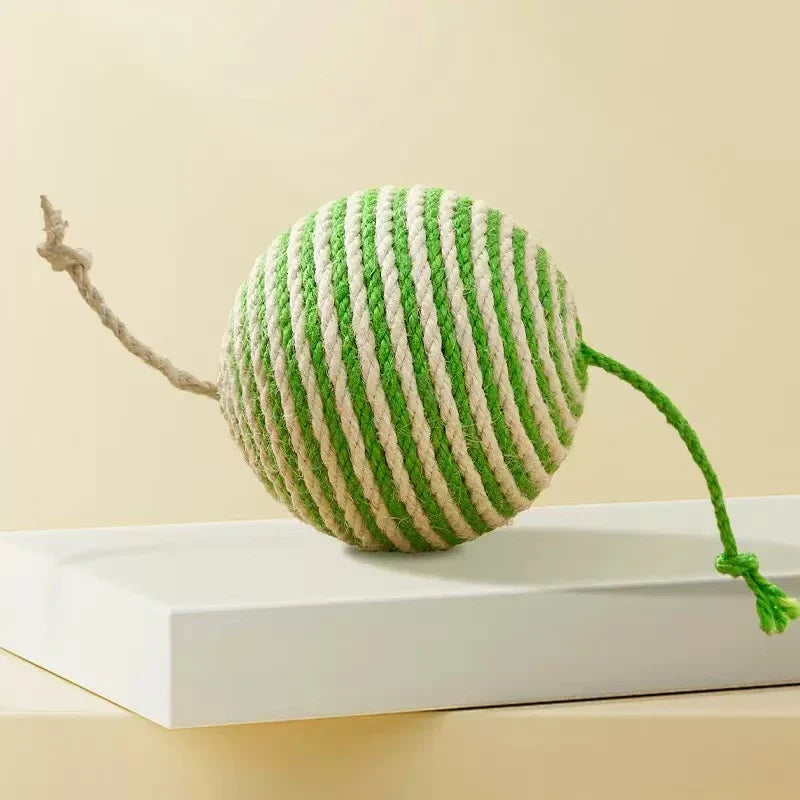 Grande balle en sisal avec grelot