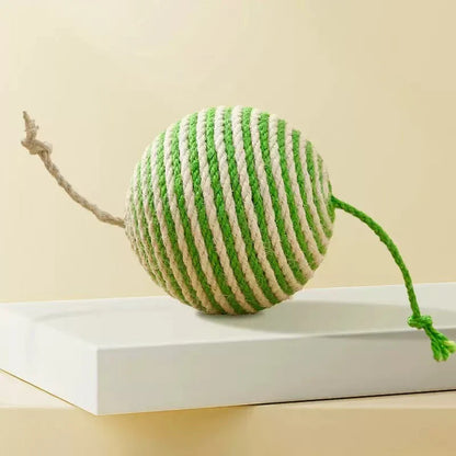 Grande balle en sisal avec grelot