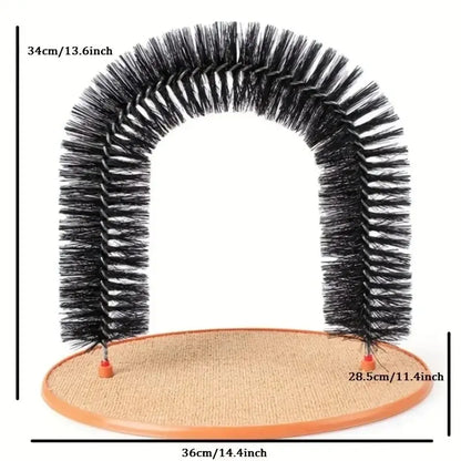 Jouet chat arc auto-grooming