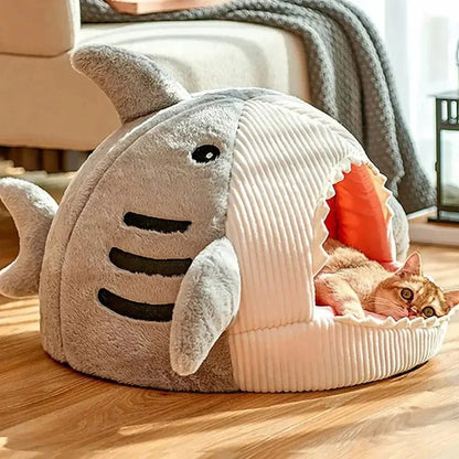 Lit requin pour chat