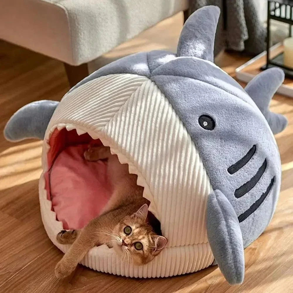 Lit requin pour chat