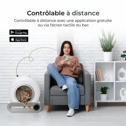 Litière autonettoyante