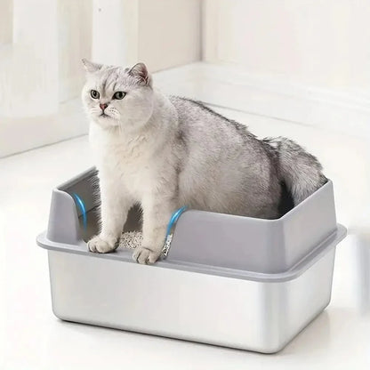 Litière inox pour chat