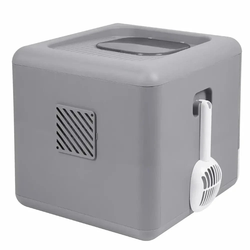 Maison de toilette chat cube