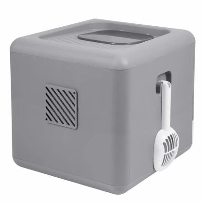 Maison de toilette chat cube
