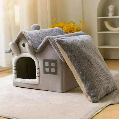 Maison en peluche pour chat