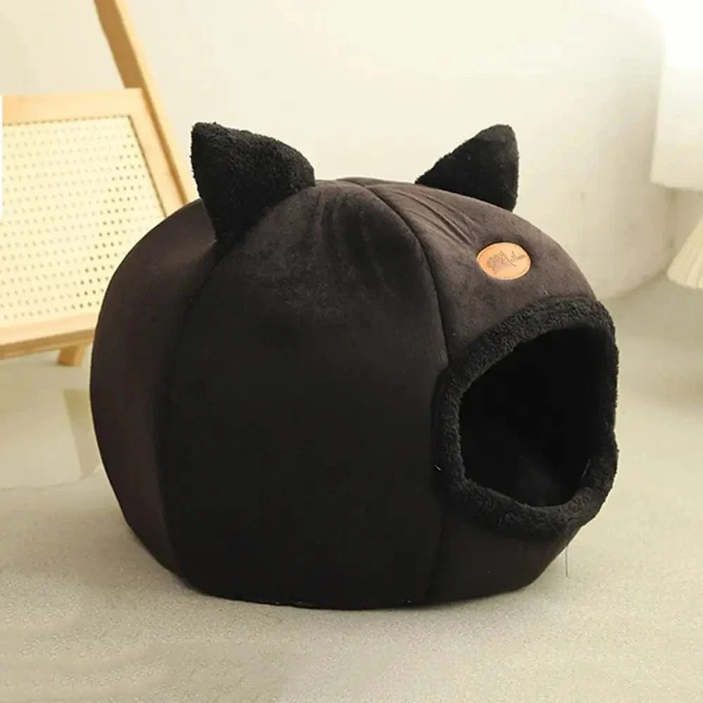 Panier chat tête de chat