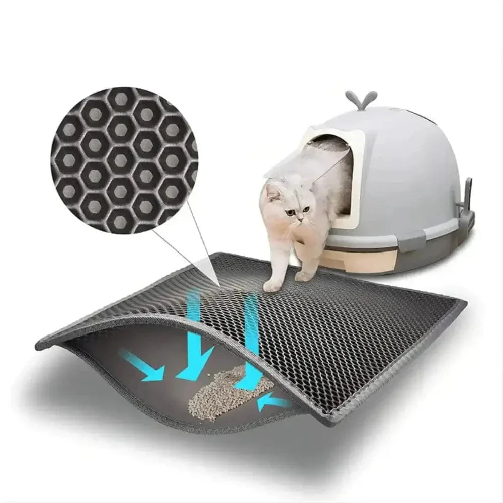 Tapis de litière pour chat