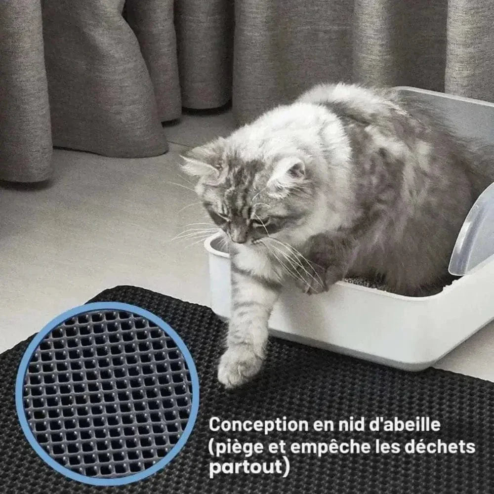 Tapis de litière pour chat