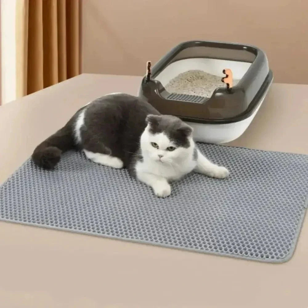Tapis de litière pour chat