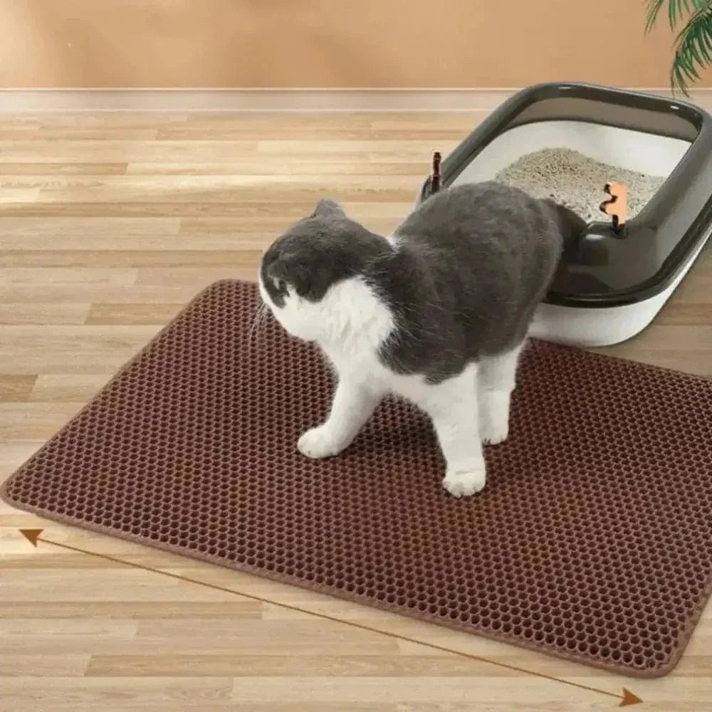 Tapis de litière pour chat