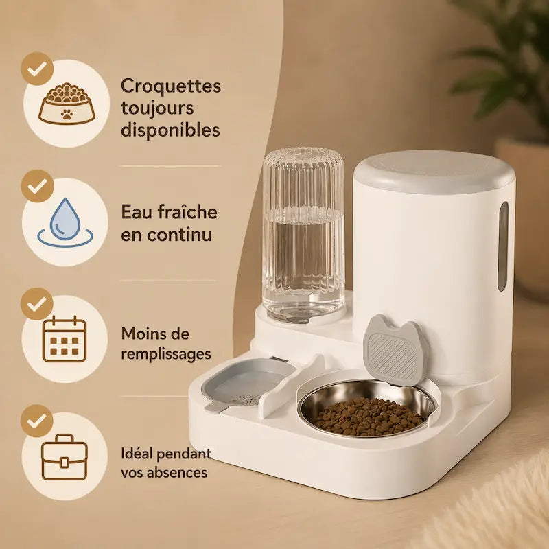 Mangeoire automatique pour chat