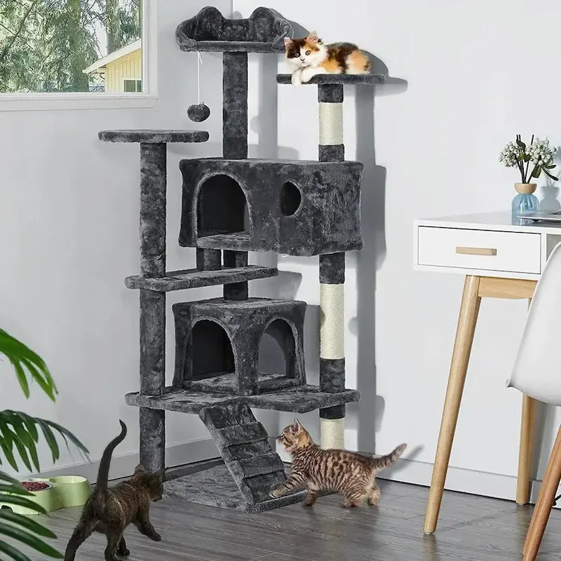 Arbre à chat avec échelle - Accès facile | Catitude