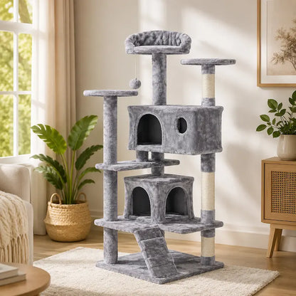 Arbre à chat avec échelle